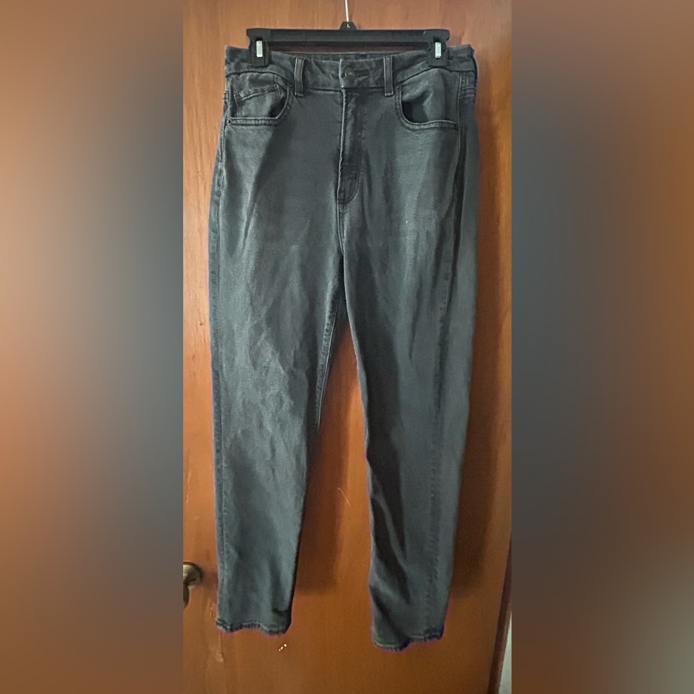 American Eagle Outfitters Black Straight Leg Jeans